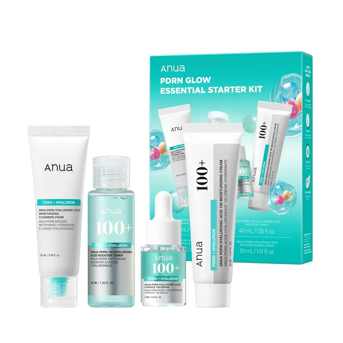 Kit Inicial Essencial Anua DNA PDRN