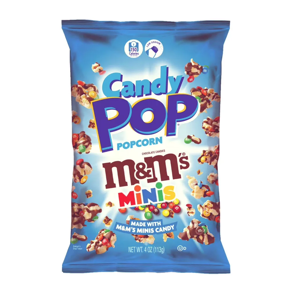 Pipoca Candy Pop M&M, 113 g (4 oz).